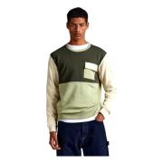 Pepe Jeans Marcus Crew Hoodie Green, Herr