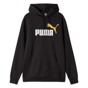 Puma Essential 2 Col Big Logo Hoodie Black, Herr