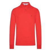 Tommy Hilfiger Vanlig långärmad polo Red, Herr