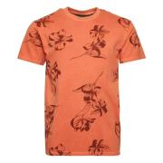 Superdry Vintage Od Printed T-shirt Orange, Herr