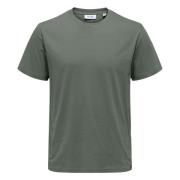 Only & Sons Vanlig T-shirt Gray, Dam