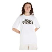 Tommy Jeans T-shirt White, Dam