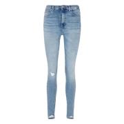 Tommy Jeans Sylvia Hr Skinny Jeans Blue, Dam