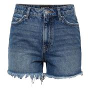 Pieces Shorts Blue, Dam