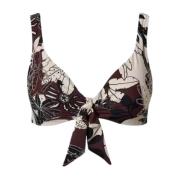 Twinset Brun Hav Kläder Triangel Bikini Brown, Dam