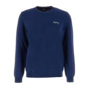 A.p.c. Stilfull Stickad Kollektion Blue, Herr