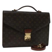 Louis Vuitton Vintage Pre-owned Canvas portfljer Brown, Dam