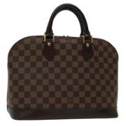 Louis Vuitton Vintage Pre-owned Canvas handvskor Brown, Dam