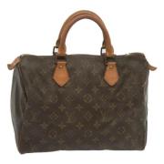 Louis Vuitton Vintage Pre-owned Canvas handvskor Brown, Dam