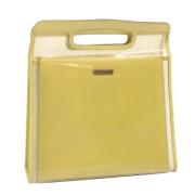 Gucci Vintage Pre-owned Vinyl handvskor Yellow, Dam