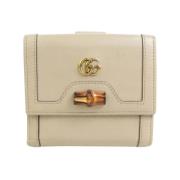 Gucci Vintage Pre-owned Laeder plnbcker Beige, Dam