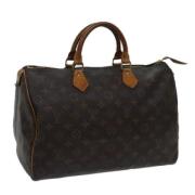 Louis Vuitton Vintage Pre-owned Canvas louis-vuitton-vskor Brown, Dam