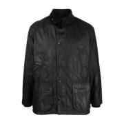 Barbour Svart Bedale Vaxjacka Black, Herr