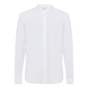 Boggi Milano Regular Fit Tencel Linneskjorta White, Herr