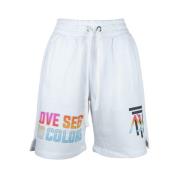 Diego Venturino Bomullsshorts med Dragkedjefickor White, Herr