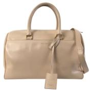 Yves Saint Laurent Vintage Pre-owned Laeder handvskor Beige, Dam