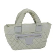 Chanel Vintage Pre-owned Nylon chanel-vskor Gray, Dam