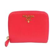 Prada Vintage Pre-owned Laeder plnbcker Red, Dam