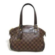 Louis Vuitton Vintage Pre-owned Canvas louis-vuitton-vskor Brown, Dam