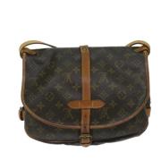 Louis Vuitton Vintage Pre-owned Canvas louis-vuitton-vskor Brown, Dam