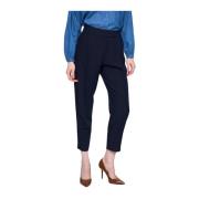 Silvian Heach Slim Fit Cigarette Pants Blue, Dam