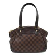 Louis Vuitton Vintage Pre-owned Canvas louis-vuitton-vskor Brown, Dam