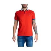 Harmont & Blaine Röd Polo Tröja Vår/Sommar Kort Ärm Red, Herr