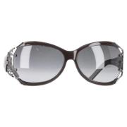 Yves Saint Laurent Vintage Pre-owned Acetat solglasgon Gray, Dam