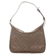 Louis Vuitton Vintage Pre-owned Tyg handvskor Beige, Dam