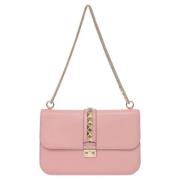 Valentino Vintage Pre-owned Laeder axelremsvskor Pink, Dam