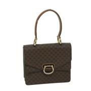 Celine Vintage Pre-owned Laeder handvskor Brown, Dam