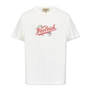 Woolrich T-shirt med tryck White, Herr