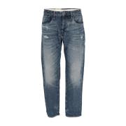 Armani Exchange Lös Tapered Denim Jeans Blue, Herr