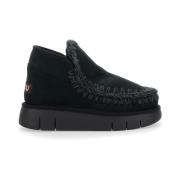 Mou Svarta Eskimo Sneaker Boots Black, Dam