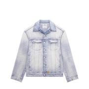 Courrèges Denim Cocoon Jacket Blue, Dam