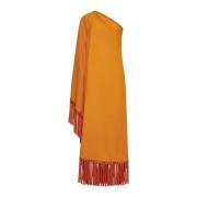 Taller Marmo Elegant Marmor Klänning Orange, Dam