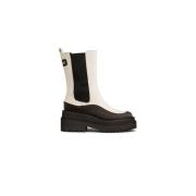 Liu Jo Lila Chelsea Boots Amantea-Milano Kvinnor White, Dam