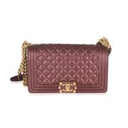 Chanel Vintage Pre-owned Laeder chanel-vskor Purple, Dam