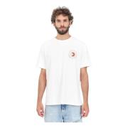 Tommy Jeans Kortärmad Logo Print T-shirt White, Herr