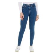 Tommy Jeans AcronLtBL Skinny Jeans Blue, Dam