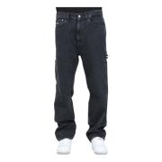 Tommy Jeans Retro Straight Cut Svarta Jeans Blue, Herr