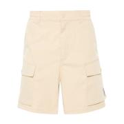 Carhartt Wip Avslappnad passform polyester twill shorts Beige, Herr