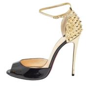 Christian Louboutin Pre-owned Pre-owned Laeder sandaler Black, Dam