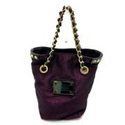 Louis Vuitton Vintage Pre-owned Tyg louis-vuitton-vskor Purple, Dam