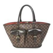 Louis Vuitton Vintage Pre-owned Canvas louis-vuitton-vskor Brown, Dam