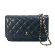 Chanel Vintage Pre-owned Laeder chanel-vskor Black, Dam