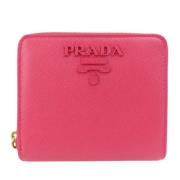 Prada Vintage Pre-owned Laeder plnbcker Pink, Dam