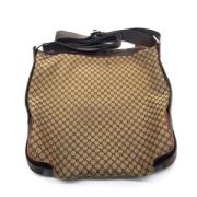 Celine Vintage Pre-owned Tyg axelremsvskor Brown, Dam