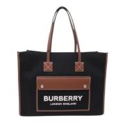 Burberry Vintage Pre-owned Laeder axelremsvskor Black, Dam