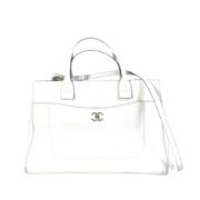 Chanel Vintage Pre-owned Laeder chanel-vskor White, Dam